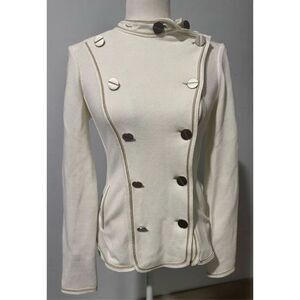 Tristan military button front fitted jacket PS